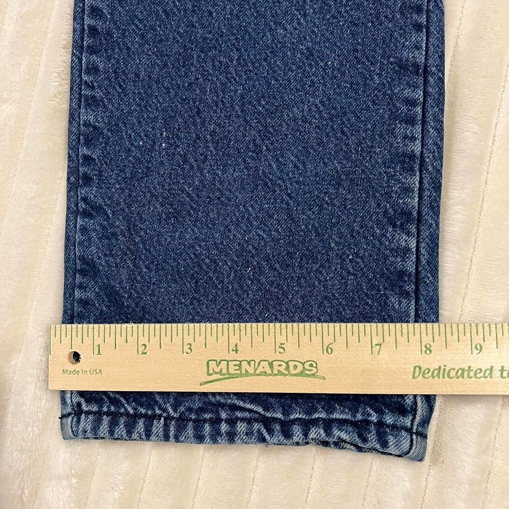 Vintage Dickies 36x28 Faded Denim Straight Leg Blue Jeans with Liner - Picture 4 of 8